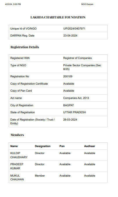 Tree Plantation Drive